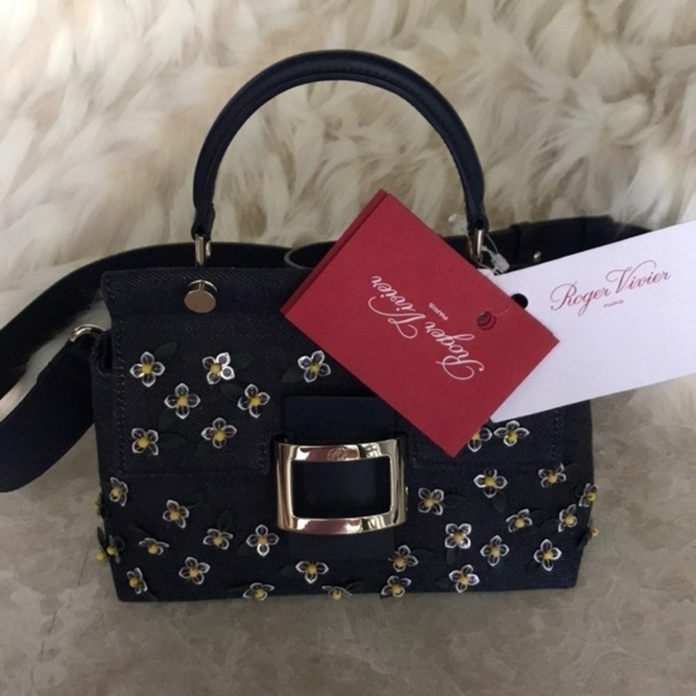 ROGER VIVIER NEW leathers bag made in Italy - Picture 2 of 7